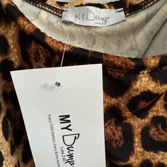 Leopard Print Ruffle Dress - Picture 3 of 4